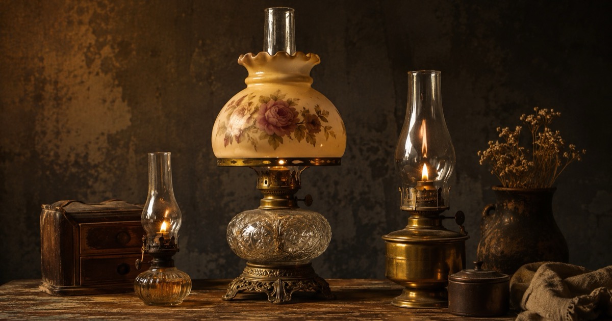 Antique Oil Lamp Identification