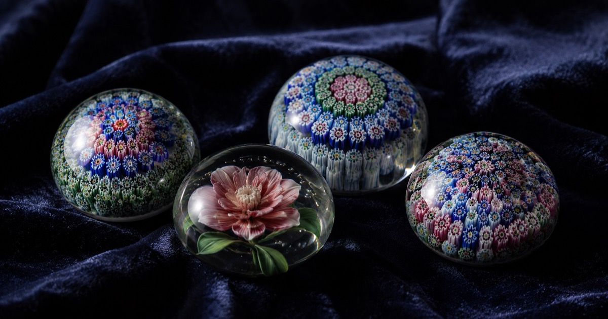 Antique Glass Paperweight Identification