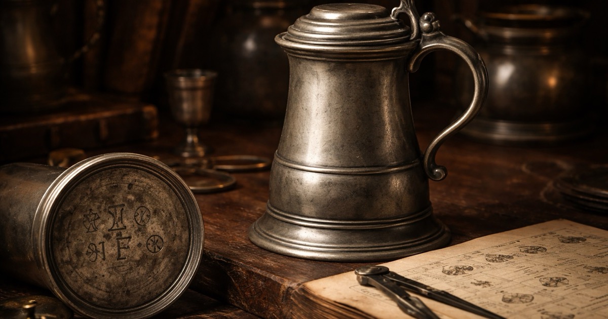 Antique Pewter Marks Identification