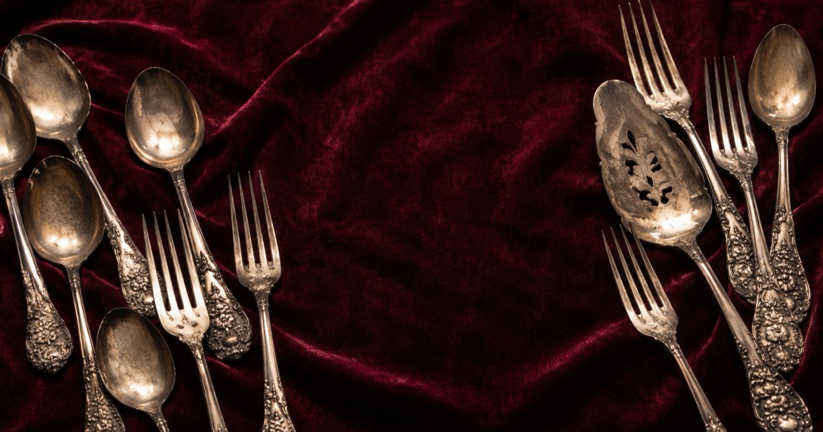 Antique Silverware Patterns Identification