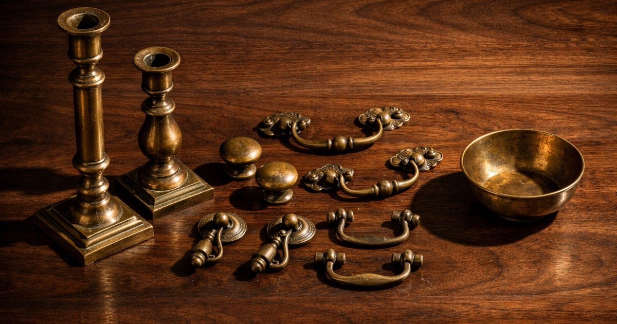How to Identify Antique Brass