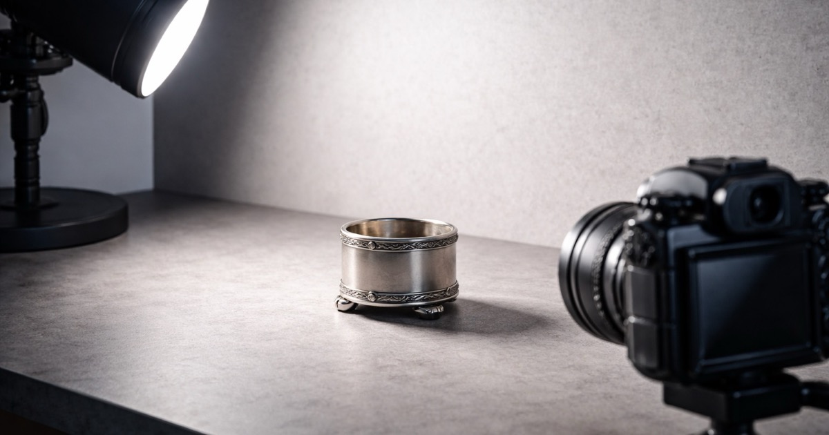 How to Photograph Silver Hallmarks