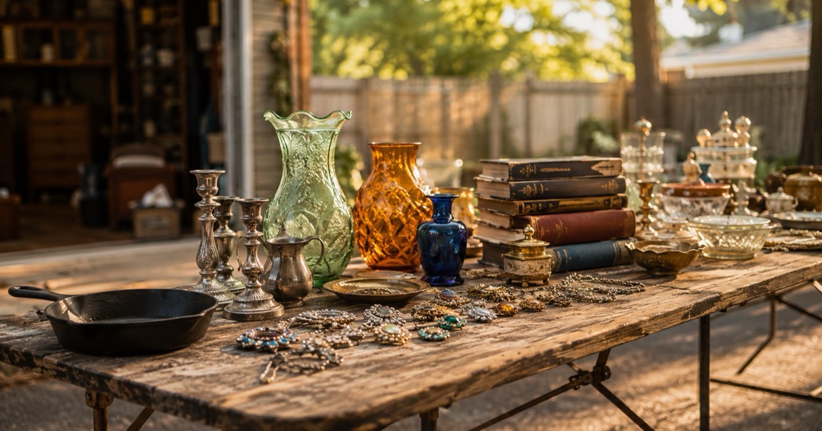 How to Spot Valuable Items at Garage Sales